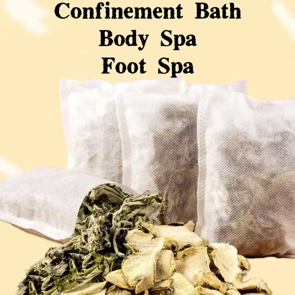 Confinement Herbal Bath/Body Spa/Foot Soak Herbal Pack/10 Sachets