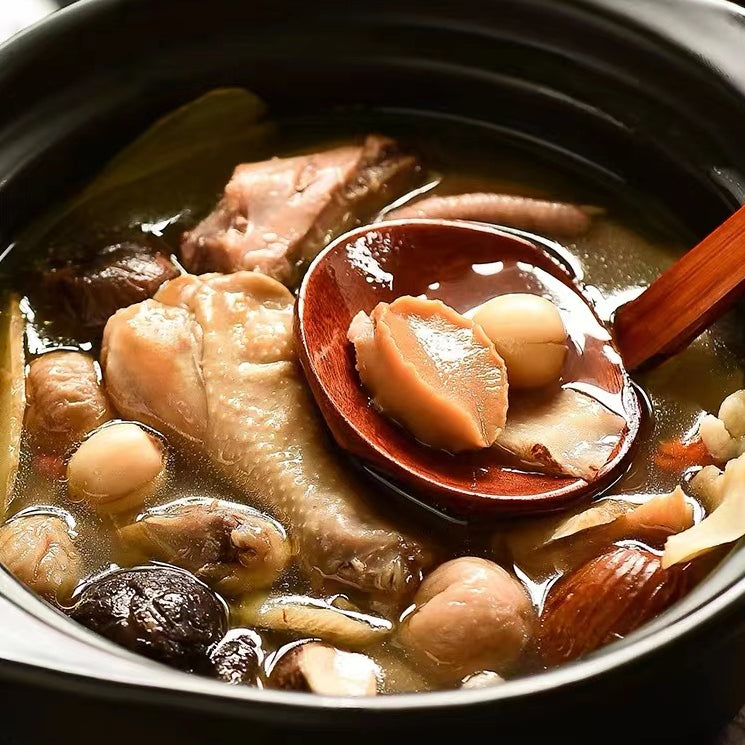 Chestnut Mushroom Soup 栗子花菇暖胃汤