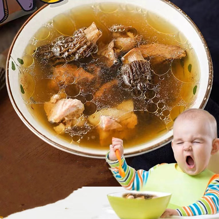 Morel Mushroom Dang Shen Black Bean Walnut (Kids Brain & Immunity Boosting) Soup/4pax