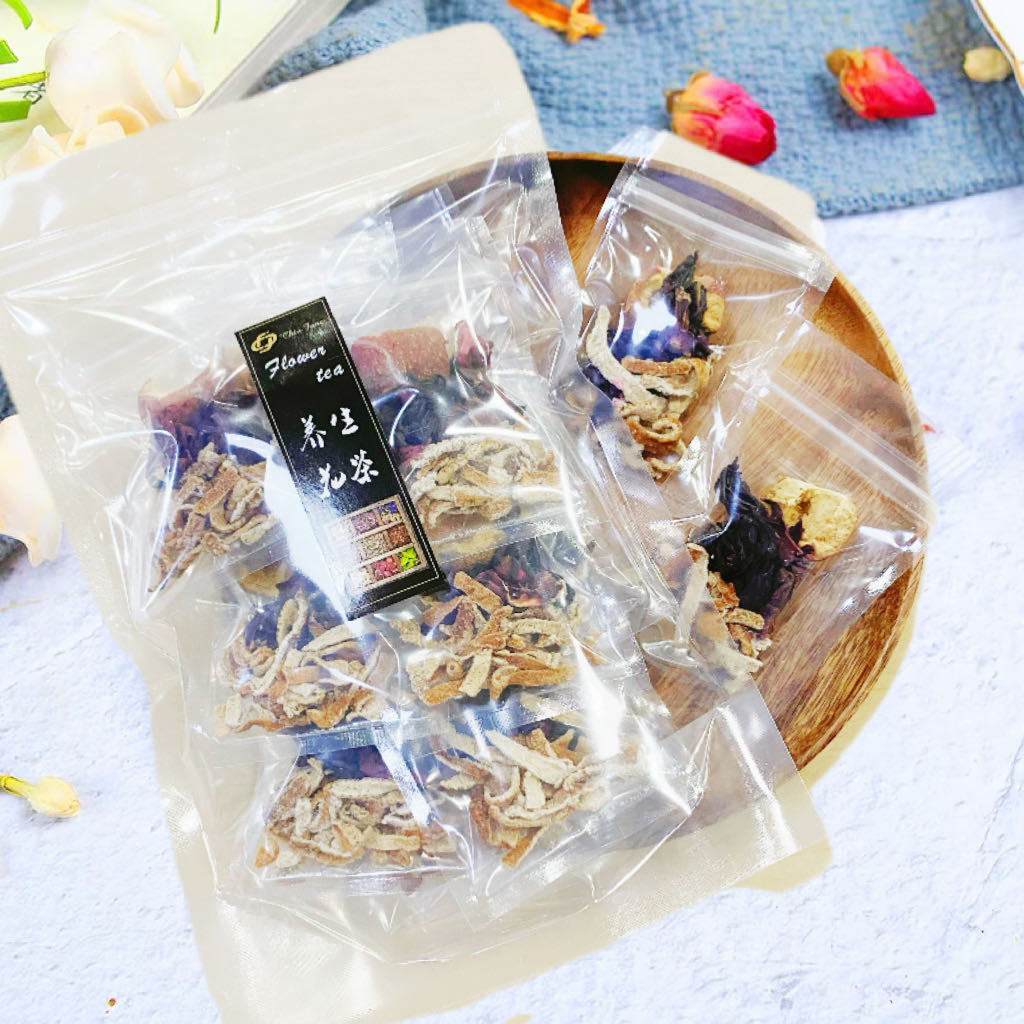 Roselle Hawthorn Tangerine Tea/洛神花山楂陈皮茶(15 Sachet Packs)