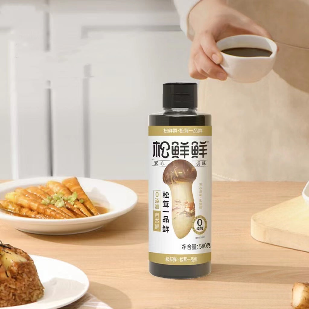 Matsutake/Pine Mushroom Fresh Light Soy Sauce(No Preservative)/ Natural/Health/580ml