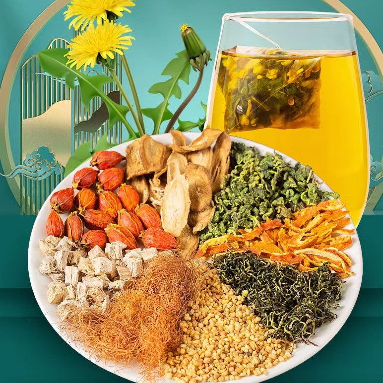 Three High Away Tea (Lower High Blood Pressure/Blood Sugar/Cholesterol)/30 Sachet Packs