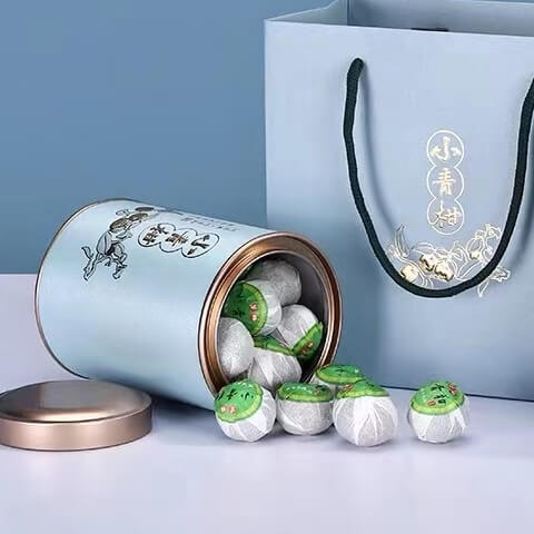12 Years Xin Hui Lime Pu'er Tea /xiao Qing Gan 12 年正新会小青柑普洱茶 220g
