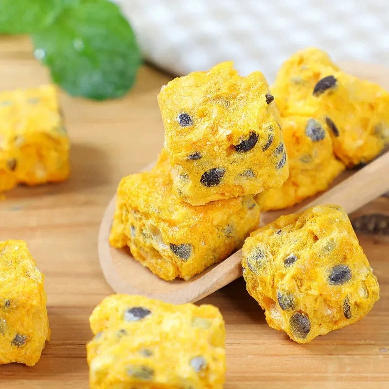 Freeze Dried Passion Fruit cube冻干百香果/100g