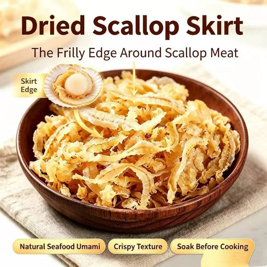 Dried Scallop Skirt (For Soup &Porridge & Stir Fried...)/200g