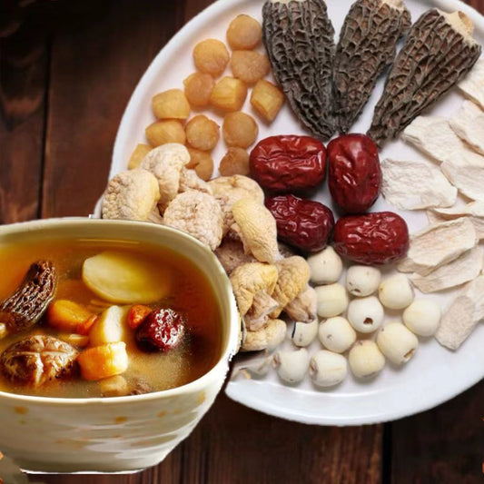 Cordyceps Mushroom Morel Scallop Soup Pack/4pax 冬虫夏草菇羊肚菌干贝汤