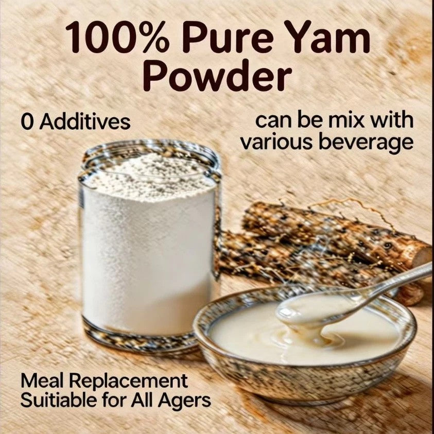 100% Pure Chinese Yam Powder/500g 淮山粉/Sugar Free