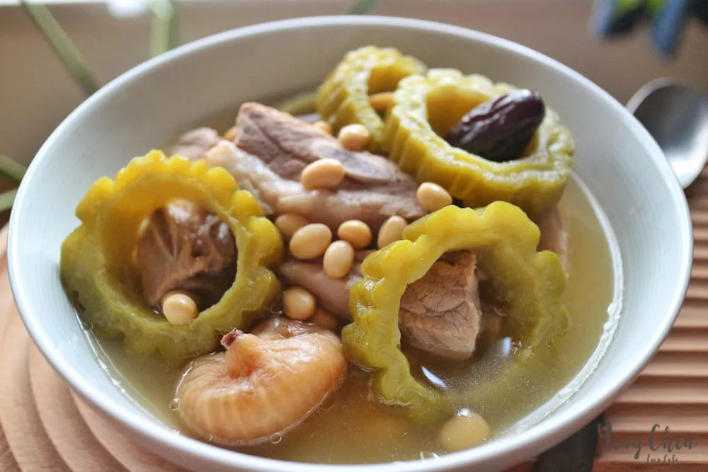 Bittergourd Soy Bean Soup苦瓜黄豆汤
