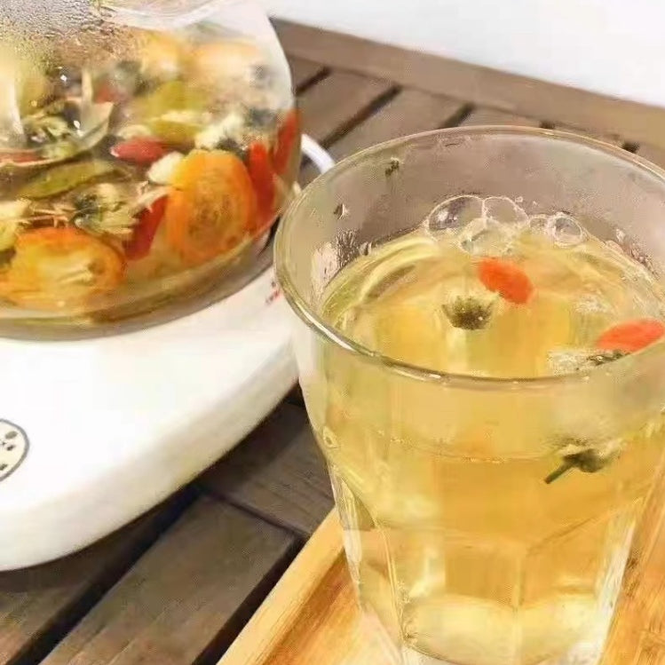 Golden Luo Han Guo Tangerine Chrysanthemum Dessert Drink Pack (Nourishing Lung & Throat)/4pax