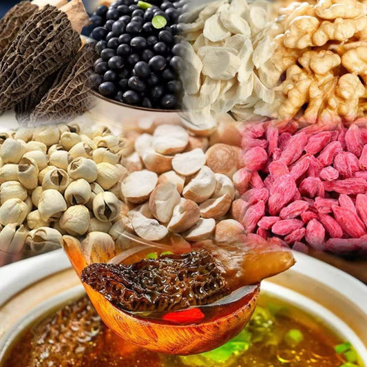 Morel Mushroom Dang Shen Black Bean Walnut (Kids Brain & Immunity Boosting) Soup/4pax