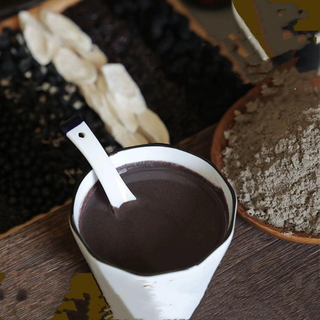 Freshly Made Black Bean Black Mulberry Black Rice Walnut Powder/Five Black/Hair&Kidney Nourish Powder