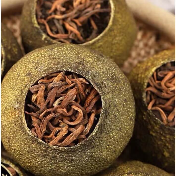 12 Years Xin Hui Lime Pu'er Tea /xiao Qing Gan 12 年正新会小青柑普洱茶 220g